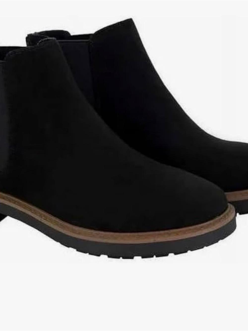 Women's Black Chelsea Ankle Boots - Sleek Everyday Style